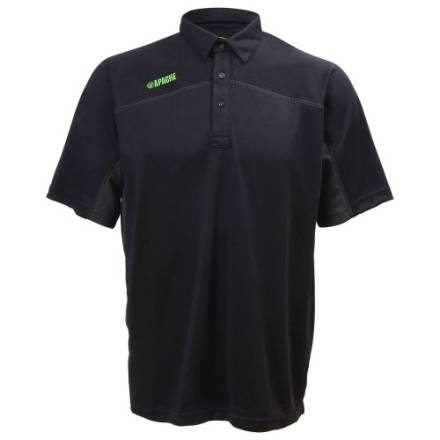 Apache Polo Shirt Black Large